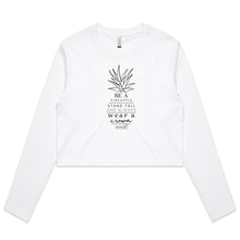 Load image into Gallery viewer, Pineapple Crown - AS Colour - Women&#39;s Long Sleeve Crop Tee