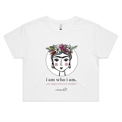 Frida I Am – Assorted Colours - AS Colour - Womens Crop Tee