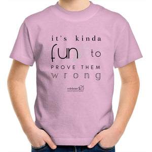 It’s Kinda Fun OCT21 -  AS Colour Kids Youth Crew T-Shirt