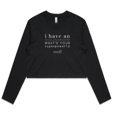 Superpower – AS Colour - Women's Long Sleeve Crop Tee