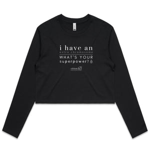 Superpower – AS Colour - Women's Long Sleeve Crop Tee