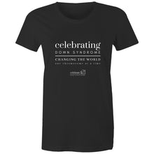 Load image into Gallery viewer, Celebrating DS - AS Colour - Women&#39;s Maple Tee