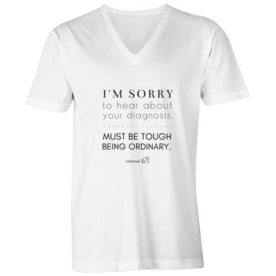 I'm Sorry -  AS Colour Tarmac - Mens V-Neck Tee