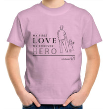 Load image into Gallery viewer, Father and Daughter - AS Colour Kids Youth Crew T-Shirt AS Colour Kids Youth Crew T-Shirt