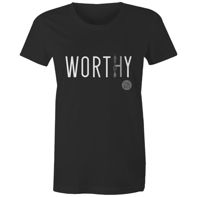 WORTHY Word Collection – AS Colour - Women's Maple Tee