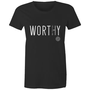 WORTHY Word Collection – AS Colour - Women's Maple Tee