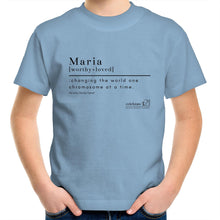 Load image into Gallery viewer, CUSTOM ORDER FOR Maria -AS Colour Kids Youth Crew T-Shirt