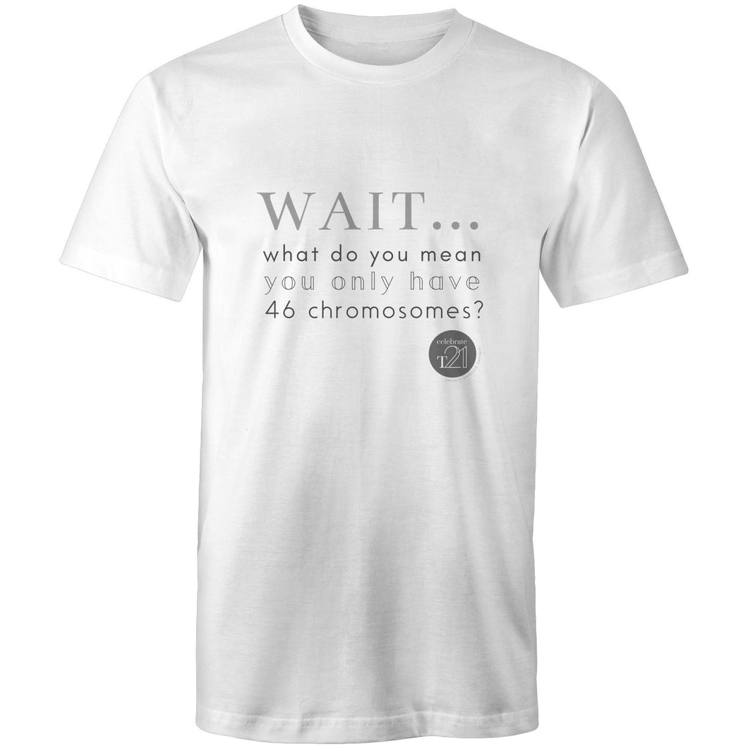 Wait... What do you mean you only have 47 chromosomes? - Alexis Schnitger Design - AS Colour Staple - Mens T-Shirt