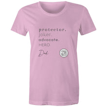 Load image into Gallery viewer, Dad - AS Colour - Women&#39;s Maple Tee