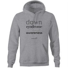 Load image into Gallery viewer, Down Syndrome Acceptance BOOK RELEASE TEE - AS Colour Stencil - Pocket Hoodie Sweatshirt