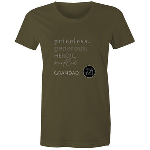 Grandad - AS Colour - Women's Maple Tee