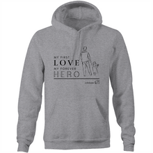 Load image into Gallery viewer, Father and Daughter - AS Colour Stencil - Pocket Hoodie Sweatshirt