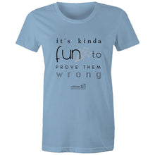 Load image into Gallery viewer, It’s Kinda Fun OCT21 - AS Colour - Women&#39;s Maple Tee