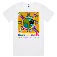 Load image into Gallery viewer, WDSD Harmony Day and Rock Your Socks - AS Colour Shadow - Mens Scoop Neck T-Shirt