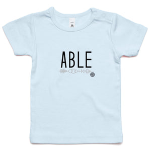 ABLE Word Collection - AS Colour - Infant Wee Tee