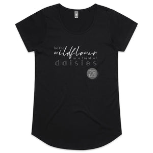 Be A Wild Flower - Alexis Schnitger Design - AS Colour Mali - Womens Scoop Neck T-Shirt