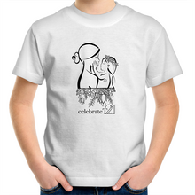 Load image into Gallery viewer, ‘Mother &amp; Daughter’ in Black or White - AS Colour Kids Youth Crew T-Shirt