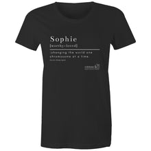 Load image into Gallery viewer, CUSTOM ORDER FOR  Sophie - AS Colour Wafer - Womens Crew T-Shirt