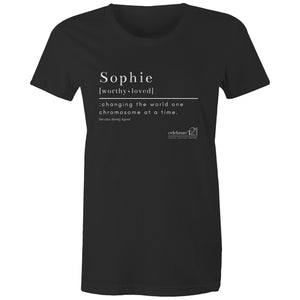 CUSTOM ORDER FOR  Sophie - AS Colour Wafer - Womens Crew T-Shirt