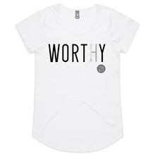 Load image into Gallery viewer, WORTHY Word Collection – AS Colour Mali - Womens Scoop Neck T-Shirt