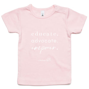 Educate Advocate Empower OCT21 - AS Colour - Infant Wee Tee