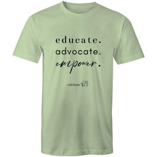 Load image into Gallery viewer, Educate Advocate Empower OCT21 - Sportage Surf - Mens T-Shirt