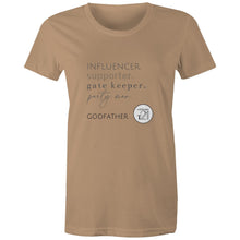Load image into Gallery viewer, Godfather - AS Colour - Women&#39;s Maple Tee