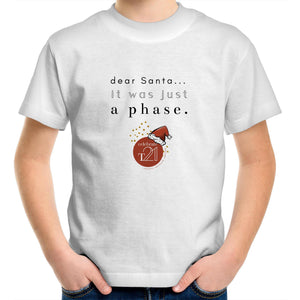 Dear Santa Alexis Schnitger Design 2022 -  AS Colour Kids Youth Crew T-Shirt