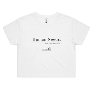 Human Needs - AS Colour - Women's Crop Tee
