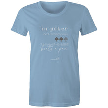Load image into Gallery viewer, &#39;3 of a kind &#39; - AS Colour - Women&#39;s Maple Tee
