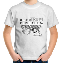 Load image into Gallery viewer, ‘OTP Flowers’ in Black or White - AS Colour Kids Youth Crew T-Shirt